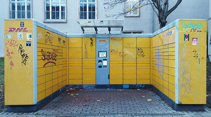 eine DHL-Packstation