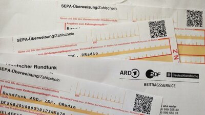 Überweisungsvorlagen für Rundfunkgebühren